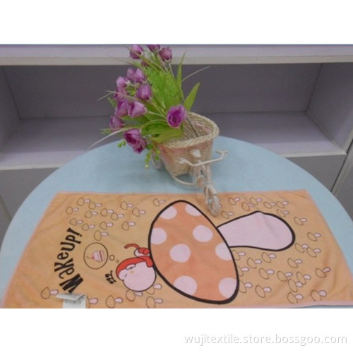 SGS Microfiber Face Towel with Lovely Cartoon Printing (WJ-CH1540)